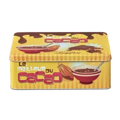 Gifi Boîte rectangulaire en métal le meilleur du cacao