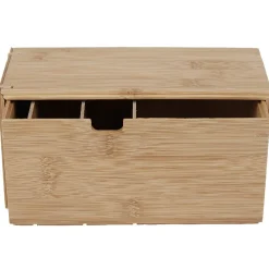 Gifi Boîte tiroir à dosettes bambou naturel