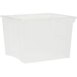 Gifi Rangement|Boîte transparente et noire L35.5H26.5 cm x3