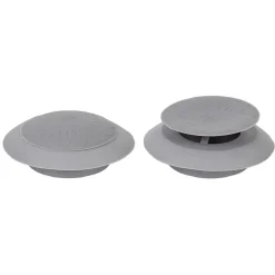 Gifi Equipement Douche^Bouchon évier silicone gris x2