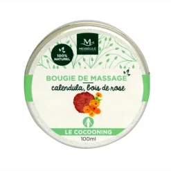 Gifi Bien-Être^Bougie de massage bois de rose et calendula