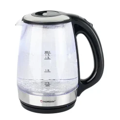 Gifi Bouilloire en verre Homday électrique à LED bleu 1,7L