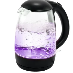 Gifi Bouilloire LED sans fil couleurs variables Homday en verre 1,7 L