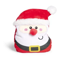 Gifi Bien-Être^Bouillote Père Noël rouge et blanc 15,5x16,5cm