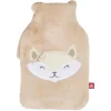 Gifi Bien-Être^Bouillotte renard beige 0,78L