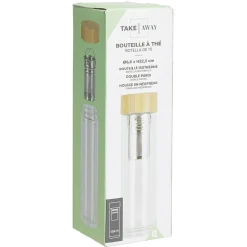 Gifi Bouteille à thé isotherme avec housse 330 ml