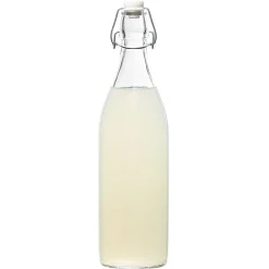 Gifi Bouteille en verre avec bouchon clip 1L
