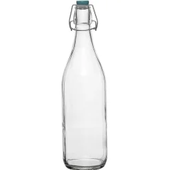 Gifi Bouteille en verre et bouchon coloré