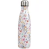Gifi Bouteille isotherme inox blanc motif fleur multicolore 500 ml