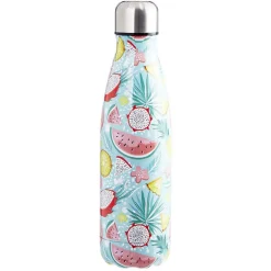 Gifi Bouteille isotherme inox imprimé tropical 500 ml