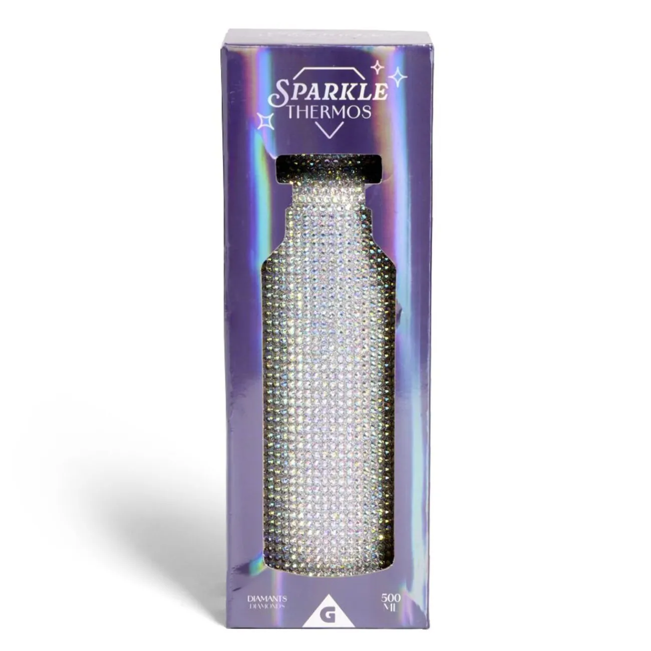 Gifi Bouteille isotherme strass inox 500ml