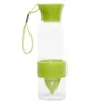 Gifi Bouteille presse agrume transparent vert 550 ml