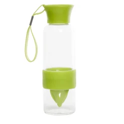 Gifi Bouteille presse agrume transparent vert 550 ml