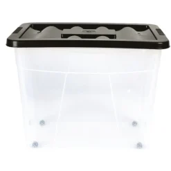 Gifi Rangement|Box à roulettes 80L