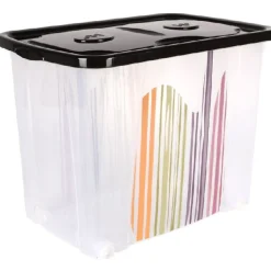 Gifi Rangement|BOX A ROULETTES 64 L