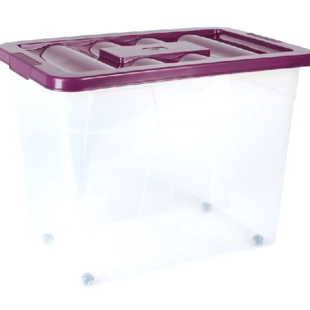 Gifi Rangement|BOX A ROULETTES 80L