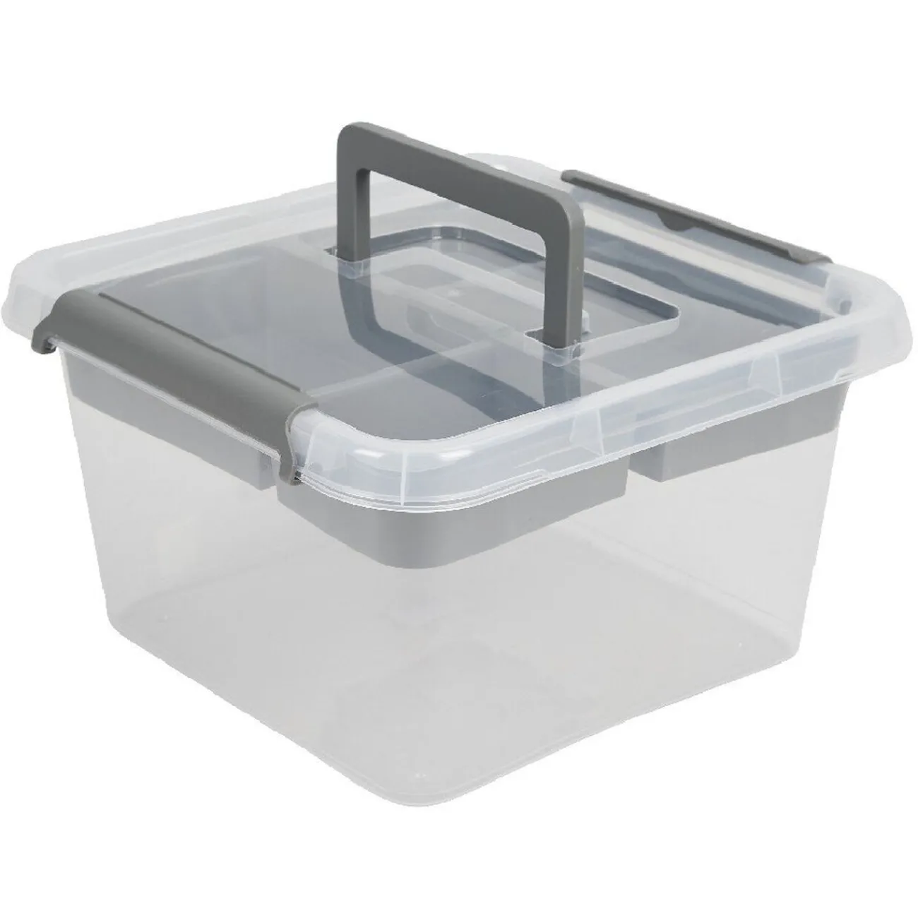 Gifi Rangement|Box compartimenté 4 casiers 9 L