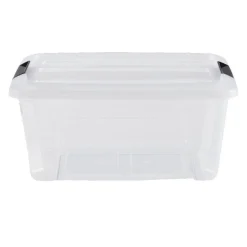 Gifi Rangement|Box de rangement à clips 15 L transparent