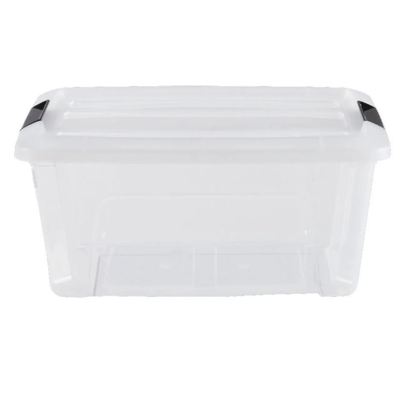 Gifi Rangement|Box de rangement à clips 15 L transparent