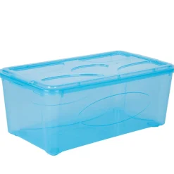 Gifi Rangement|Box de rangement 10 L bleu
