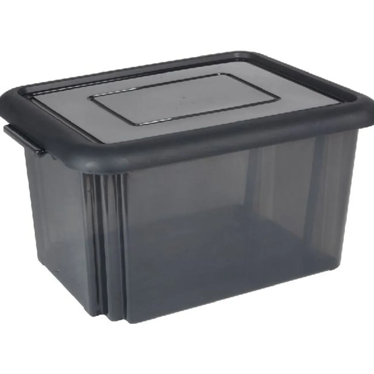 Gifi Rangement|Box de rangement 55 L noir