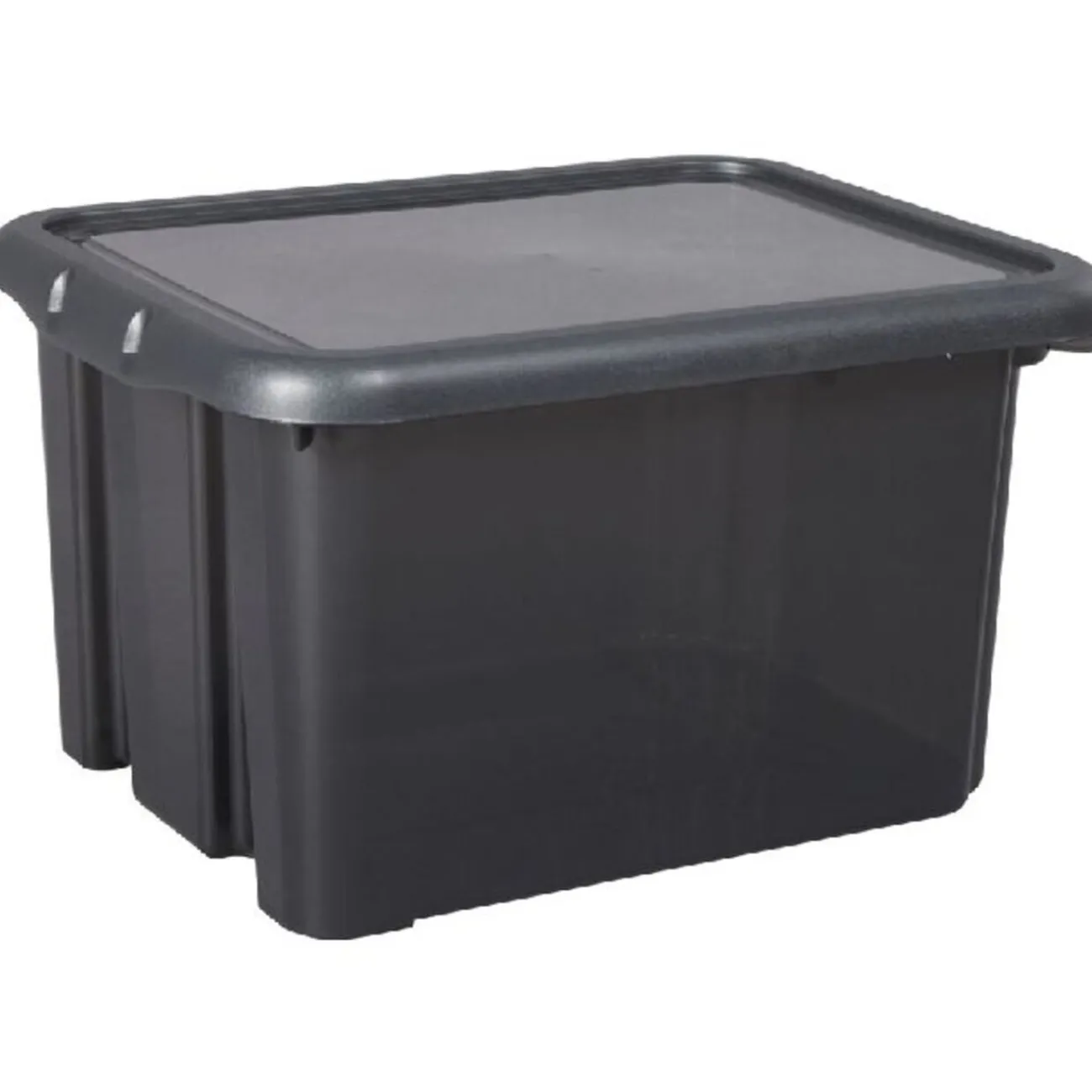 Gifi Rangement|Box de rangement 18 L noir