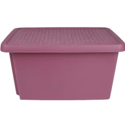 Gifi Rangement|Box de rangement 45 L rose fuchsia