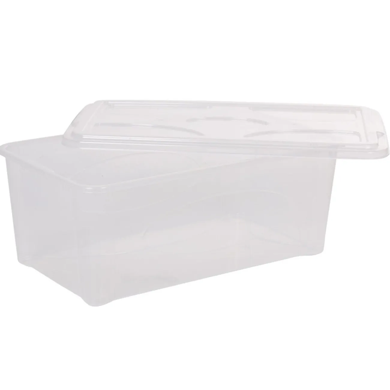 Gifi Rangement|Box de rangement 10 L transparent x3