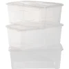 Gifi Rangement|Box de rangement 10 L transparent pour textile X3