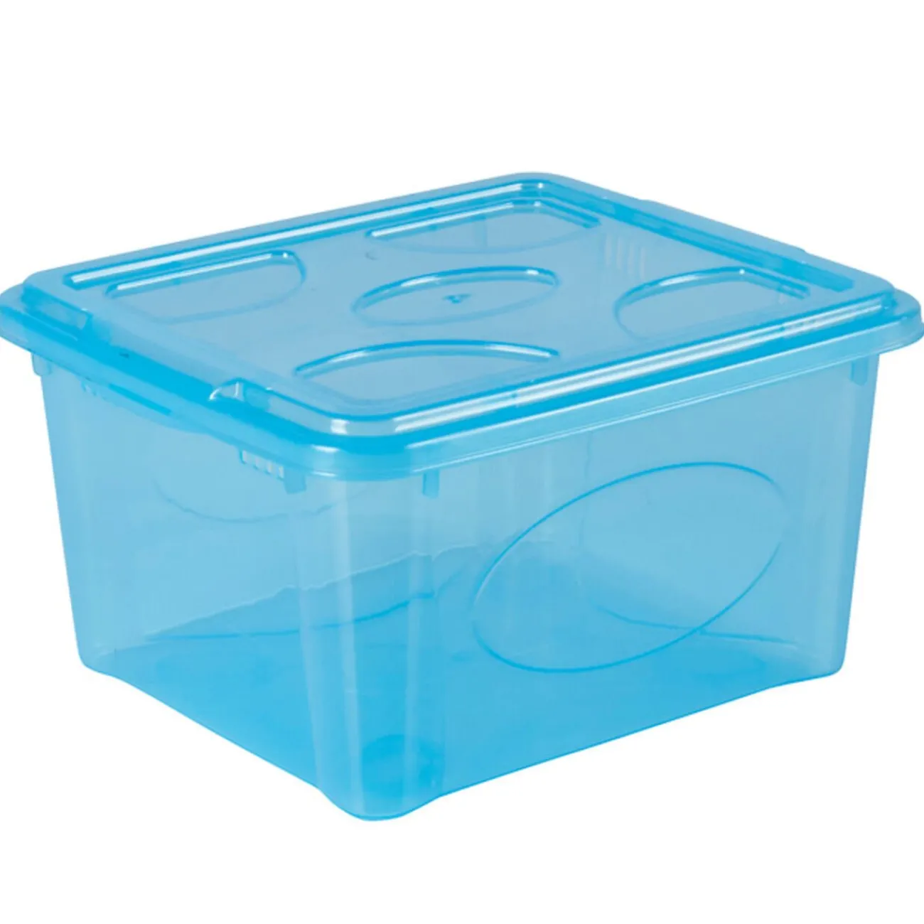 Gifi Rangement|Box de rangement bleu 2 L