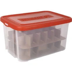 Gifi Rangement|Box de rangement boules de Noël 50 L