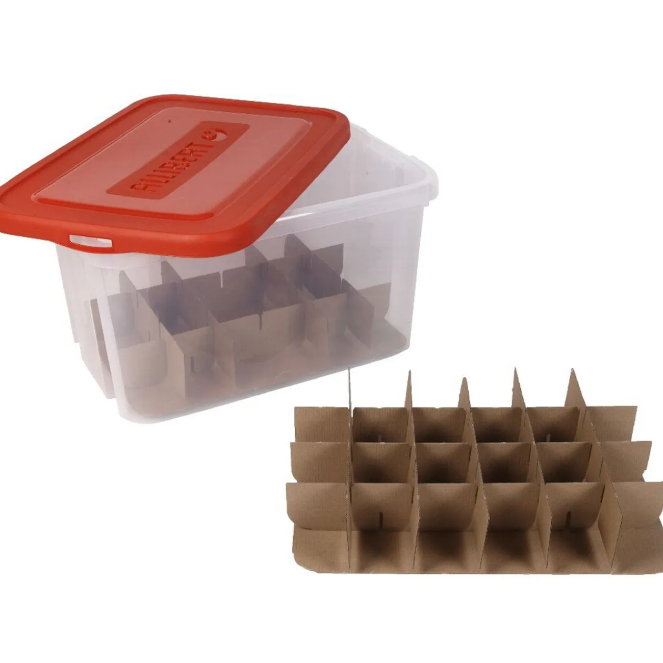 Gifi Rangement|Box de rangement boules de Noël 50 L