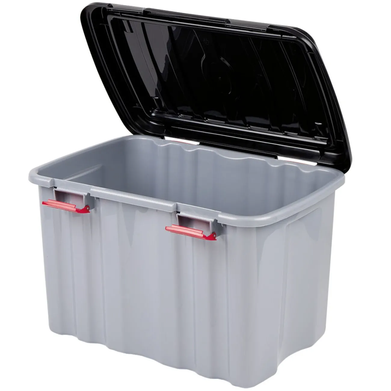 Gifi Rangement|Box de rangement brico gris 54L 60x40xH38cm