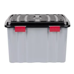 Gifi Rangement|Box de rangement brico gris 54L 60x40xH38cm