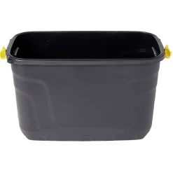 Gifi Rangement|Box de rangement brico noir 110L