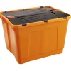 Gifi Rangement|Box de rangement bricolage avec couvercle à double rabat 80L x2