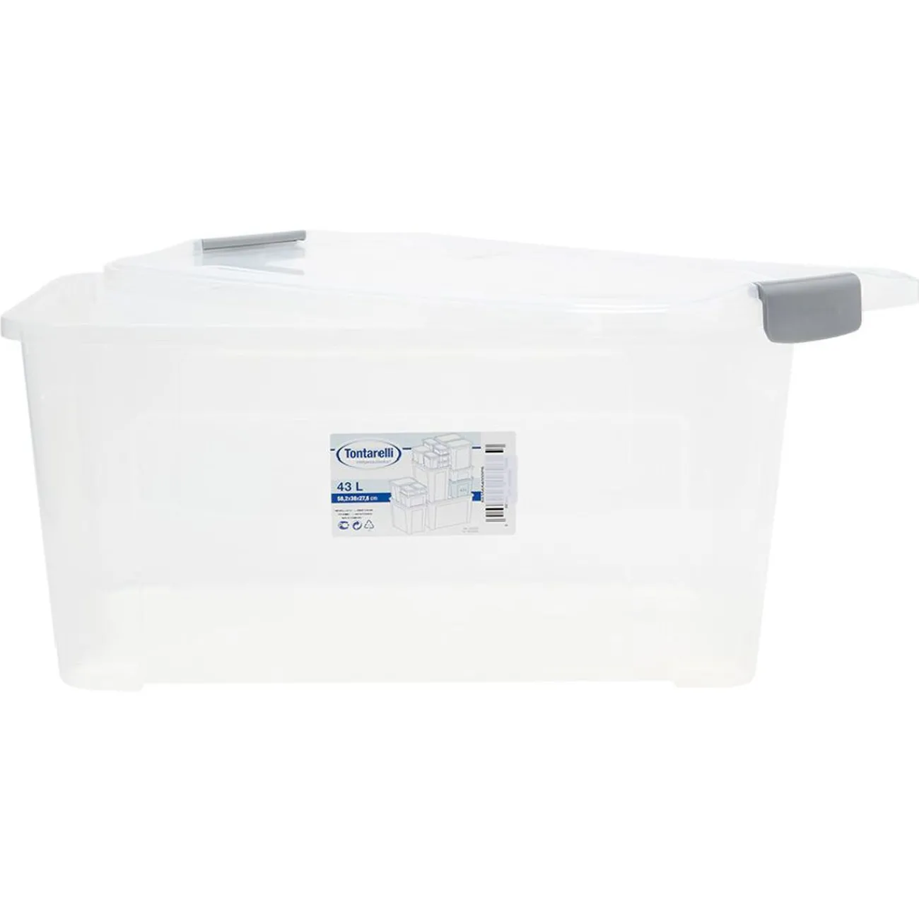 Gifi Rangement|Box de rangement Combi Tontarelli 43 L transparent