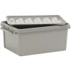 Gifi Rangement|Box de rangement grise 14 L