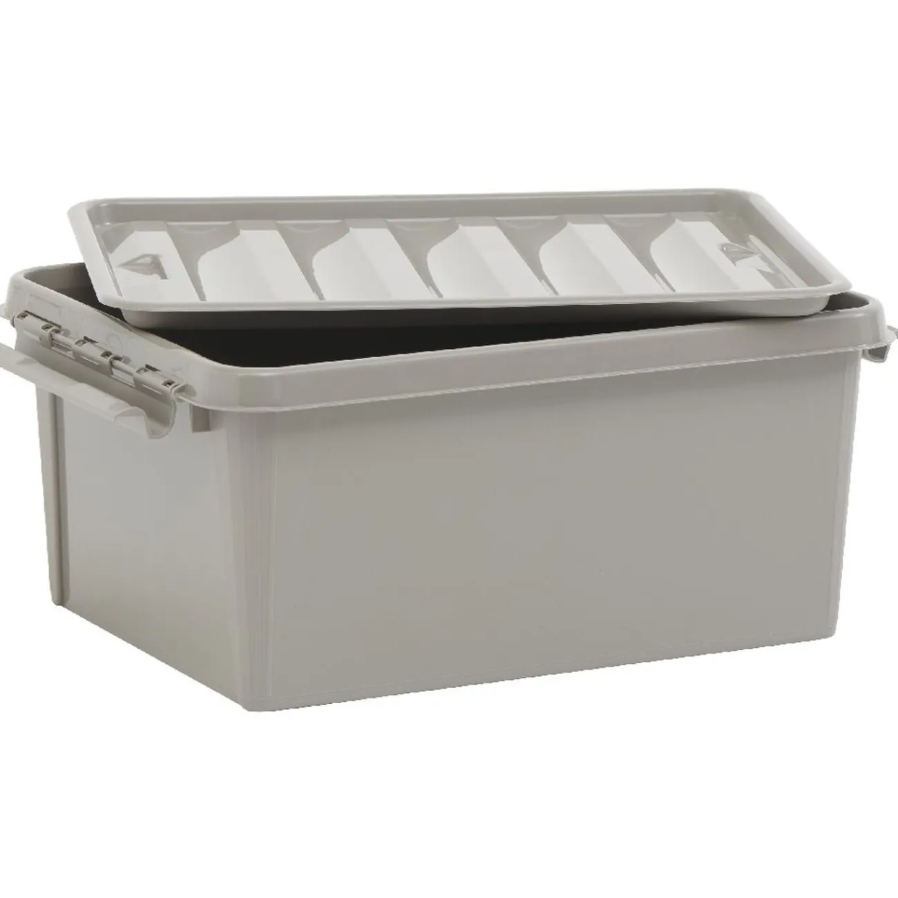 Gifi Rangement|Box de rangement grise 14 L