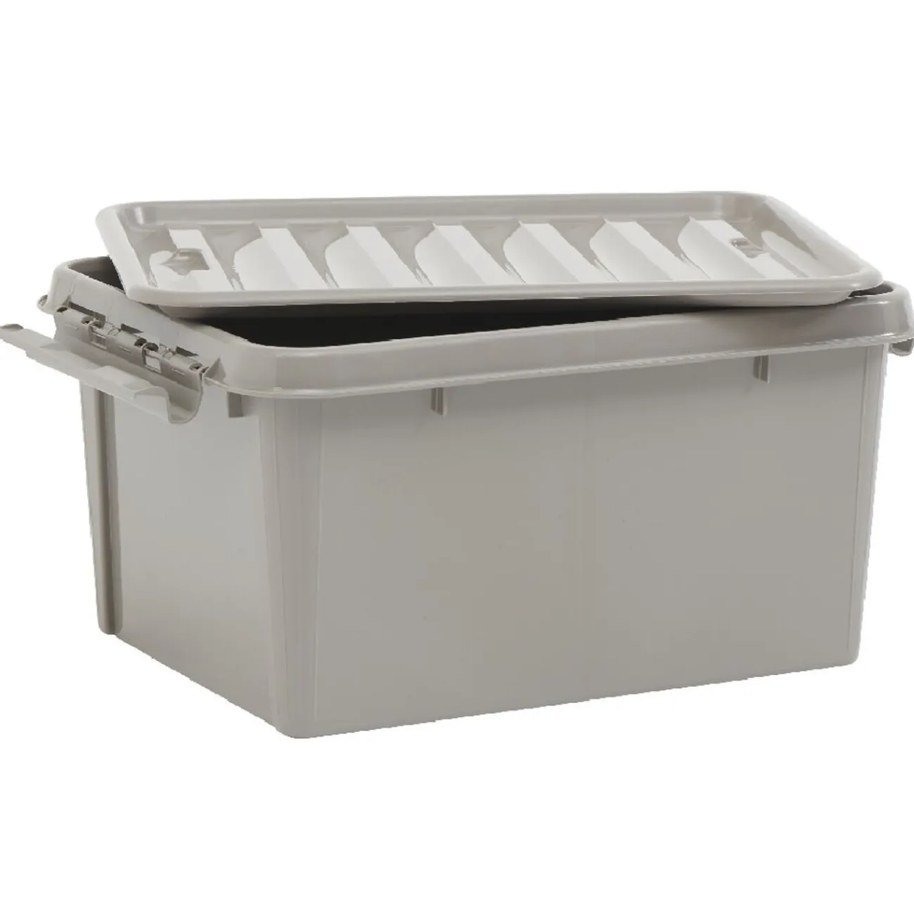 Gifi Rangement|Box de rangement grise 31 L