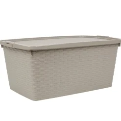Gifi Entretien Du Linge|Box de rangement plastique 20 L taupe
