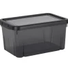 Gifi Rangement|Box de rangement plastique 4 L noir
