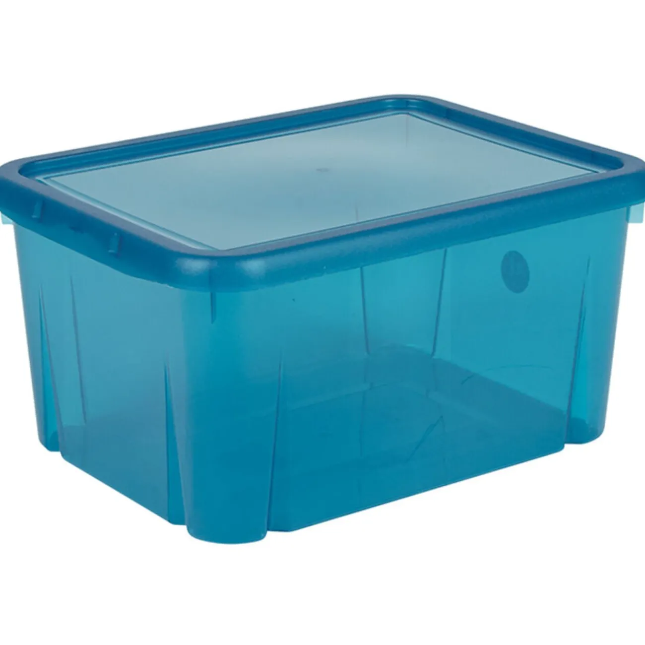 Gifi Rangement|Box de rangement plastique 4 L bleu