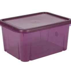 Gifi Rangement|Box de rangement plastique 4 L prune