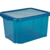 Gifi Rangement|Box de rangement plastique 18 L bleu