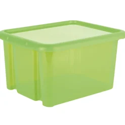 Gifi Rangement|Box de rangement plastique 30 L vert