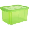 Gifi Rangement|Box de rangement plastique 55 L vert