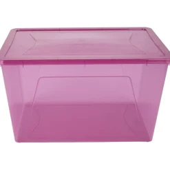Gifi Rangement|Box de rangement violet 46 L