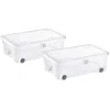 Gifi Rangement|Box dessous de lit transparent 29,5L x2