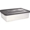 Gifi Rangement|Box dessous de lit transparent et gris 30L
